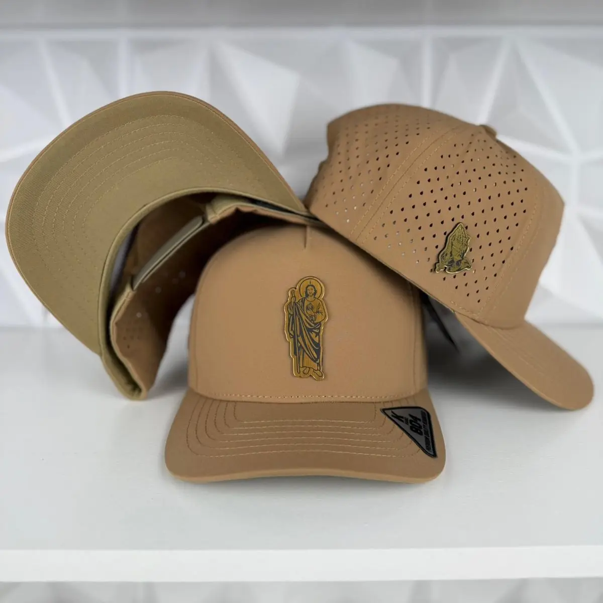 San Judas SnapBack hat-khaki