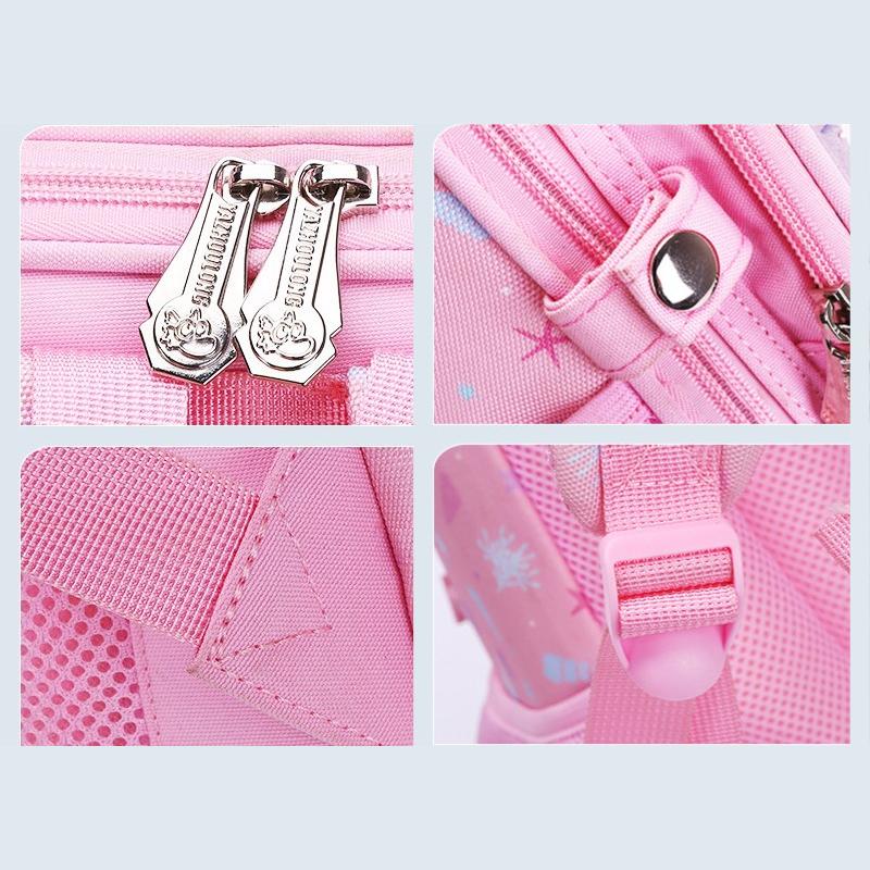 1 Piece Fantasy Princess Dinosaur Cartoon Backpack, Comfortable School Backpack, Casual Outdoor Bag, Anime Style School Bag