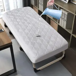 Mattress Pad Protector , Quilted  Size Mattress Cover 30" X 75" X 10" Fitted for Narrow /Camp Bunk/Rvs Bunk/Guest Beds, Deep Pocket Mattress Topper, White (Cover Only)