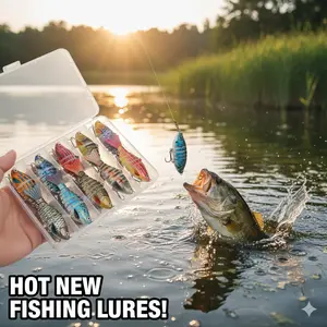 Fishing Lures  10cm/16g Hooks Realistic Fish Design for Anglers christmas surprise gift Fishing Lure Set joy bait Lifelike Tilapia Swimbait