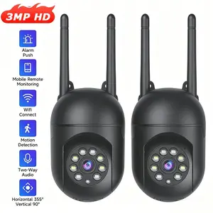 Home Security Camera, Wireless WiFi Camera, Smart Ai Camera, 3mp HD, Night Vision Surveillance, Indoor Outdoor Use, Ai Motion Detection, Two-Way Audio, Full HD Video Monitoring