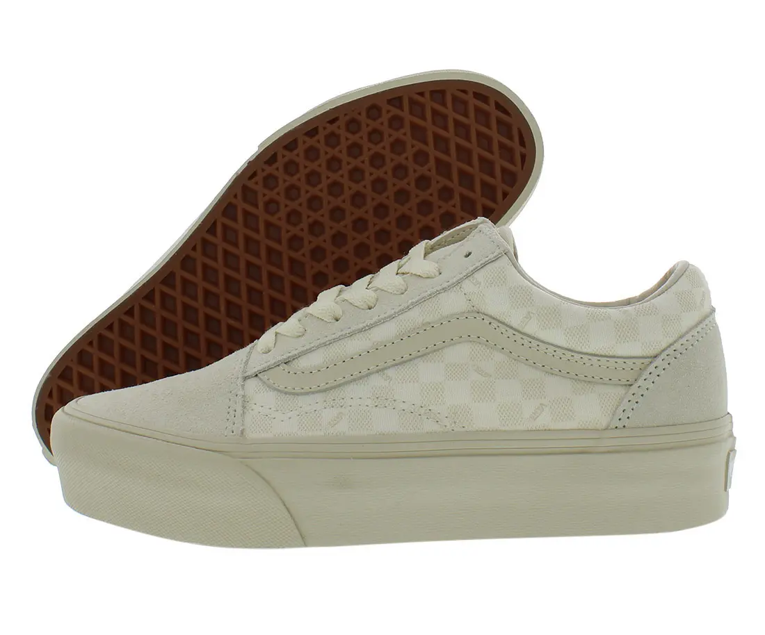 VANS Old Skool Platform Sneaker, Unisex Classic Low-Top Athletic Footwear, Canvas Casual Walking & Skate Shoes, Walking Shoes, Sports Shoes