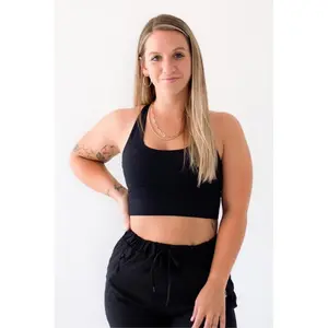 Essential Sports Bra-Black