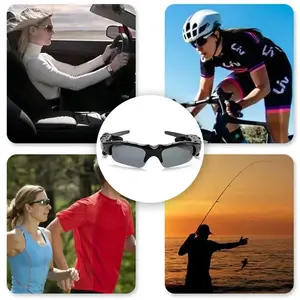 "Sports Bluetooth Sunglasses 5.0 with Polarized Lenses – Wireless Cycling, Driving, and Riding Headset for Phone Calls & Music – UV Protection, Comfortable Fit"