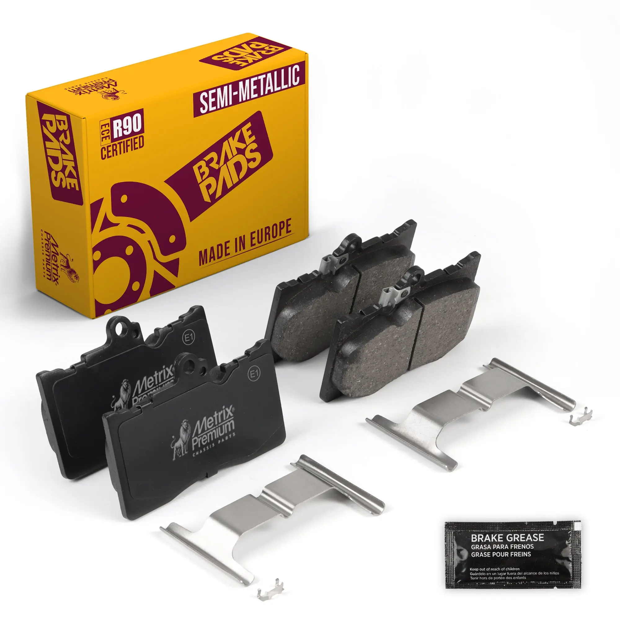 Front Disc Brake Pad Set 93976MS