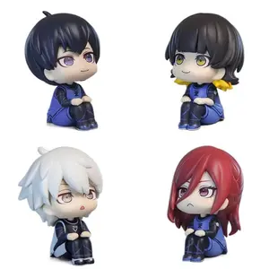 Blue Lock Figure Set - Chibi Isagi Bachira Nagi Chigiri Cute Anime Chigiri Hyoma