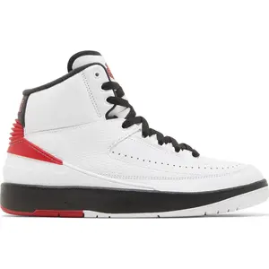 Youth Jordan 2 Retro "Chicago" White/Varsity Red-Black (DX2591 106) (GS)