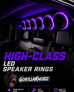 6.5" RGBIC LED Speaker Rings – High-Class Car Audio