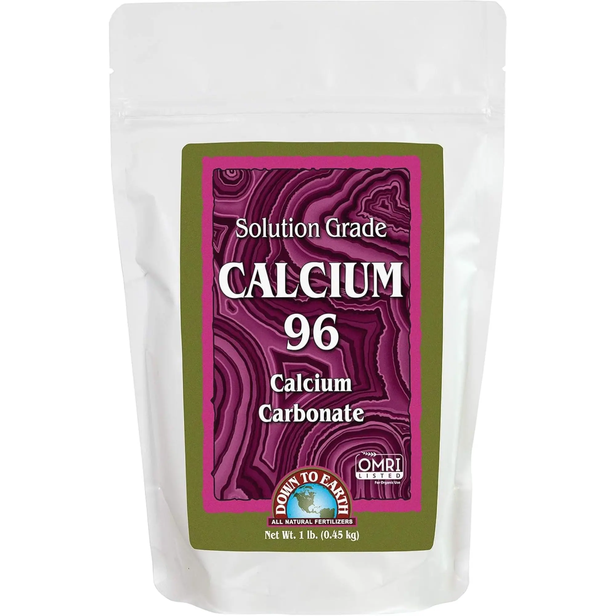 Down To Earth Calcium 96 Solution Grade Fertilizer, 1lb