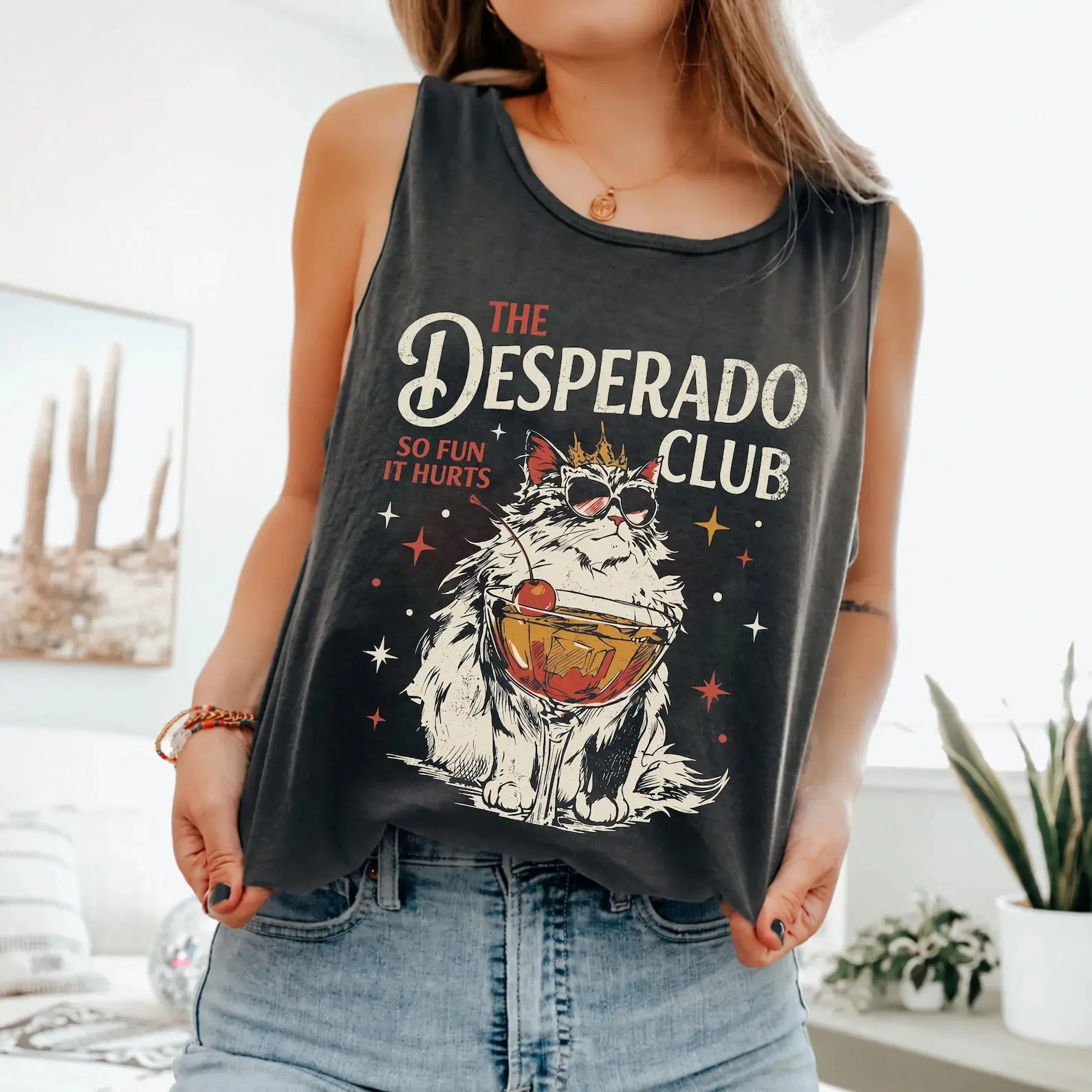 Princess Donut Tank Top, The Desperado Club Tank Top, Dungeon Crawler Carl Tank Top, God Dammit Donut Tank Top