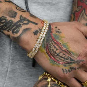 5mm Tennis Bracelet - 18K Gold Plated