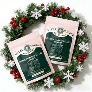 2 x Vital Source Nutrition Women's Wellness Gummies Hawaiian Pineapple Flavor Probiotic Cranberry Extract for pH Balance & Intimate Health Support 30 Servings