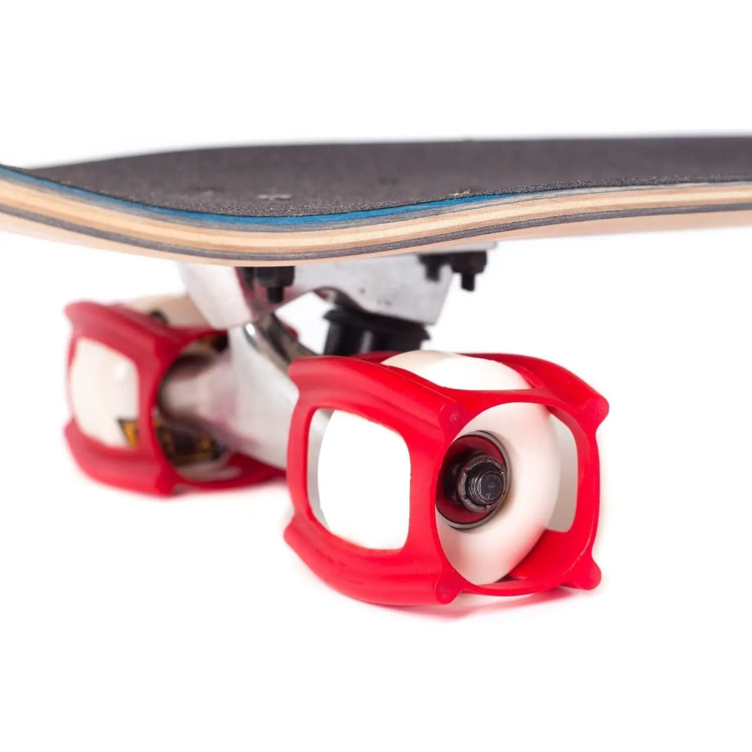 Skateboard Trainer Wheels for Beginners, Safe and Stable Learning Wheels for Practicing Skateboard Tricks, Balance and Riding Skills, Fun Training Accessory