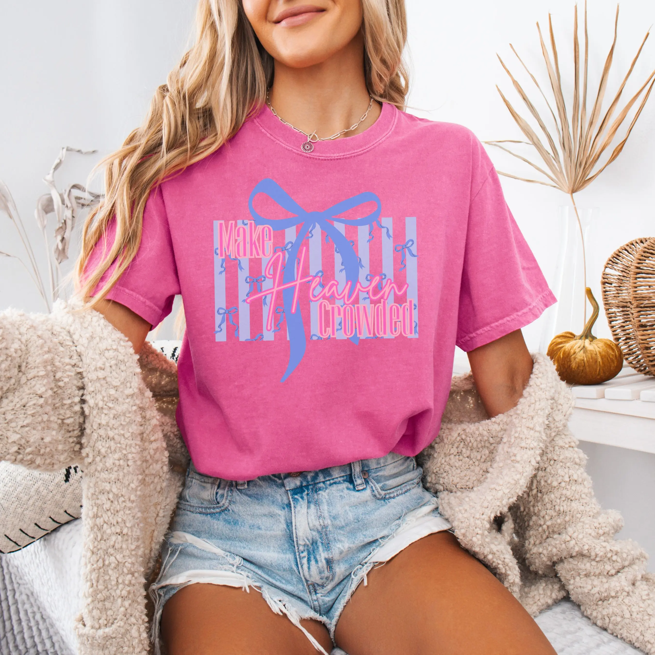 Make Heaven Crowded Comfort Color T-Shirt