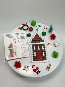 R’berry Beaded Keychain Kit - Gingerbread House