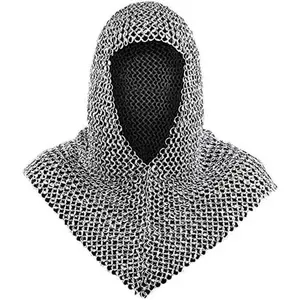 Medieval Warrior Chainmail Coif Armor,  Costumes for men, Cosplay, Renaissance
