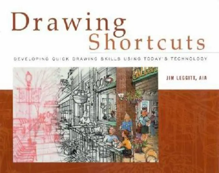 USED Book - Drawing Shortcuts: Developing Quick Drawing Skills Using Today's Technology by Jim Leggitt (Hardcover) - english