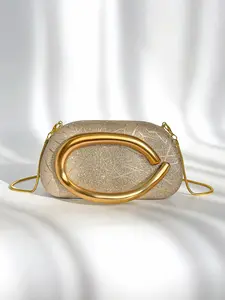 Women's Evening Bag, Fashion Handbag, Elegant Simple Party Bag, Unique Metal Hardware Shoulder Strap, Ideal Gift for Weddings, Christmas, Birthdays