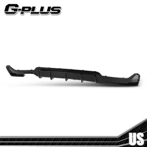 Rear Bumper Lip Diffuser Fits 14-20 BMW 4 Series F32 F33 F36 M Sport Gloss Black, Car Accessories