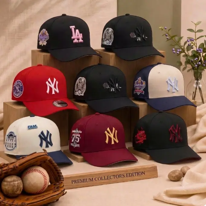 MLB New Era 9FIFTY Cotton/Poly Sports Snapback Hat - NY Yankees, LA Dodgers, White Sox Team Logos, Flat Brim, UV Protection, Unisex Streetwear Collectible Headwear