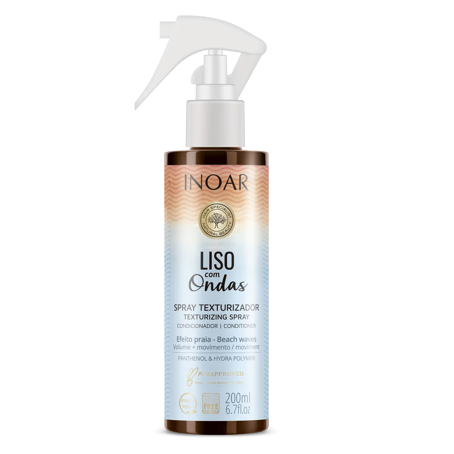 INOAR Straight With Waves Styling Cream – Define Waves & Control Frizz | Lightweight Volume & Shine with Argan Oil + Panthenol Hair Care Products Hair Products
