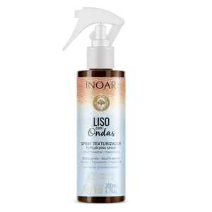 INOAR Straight With Waves Styling Cream – Define Waves & Control Frizz | Lightweight Volume & Shine with Argan Oil + Panthenol