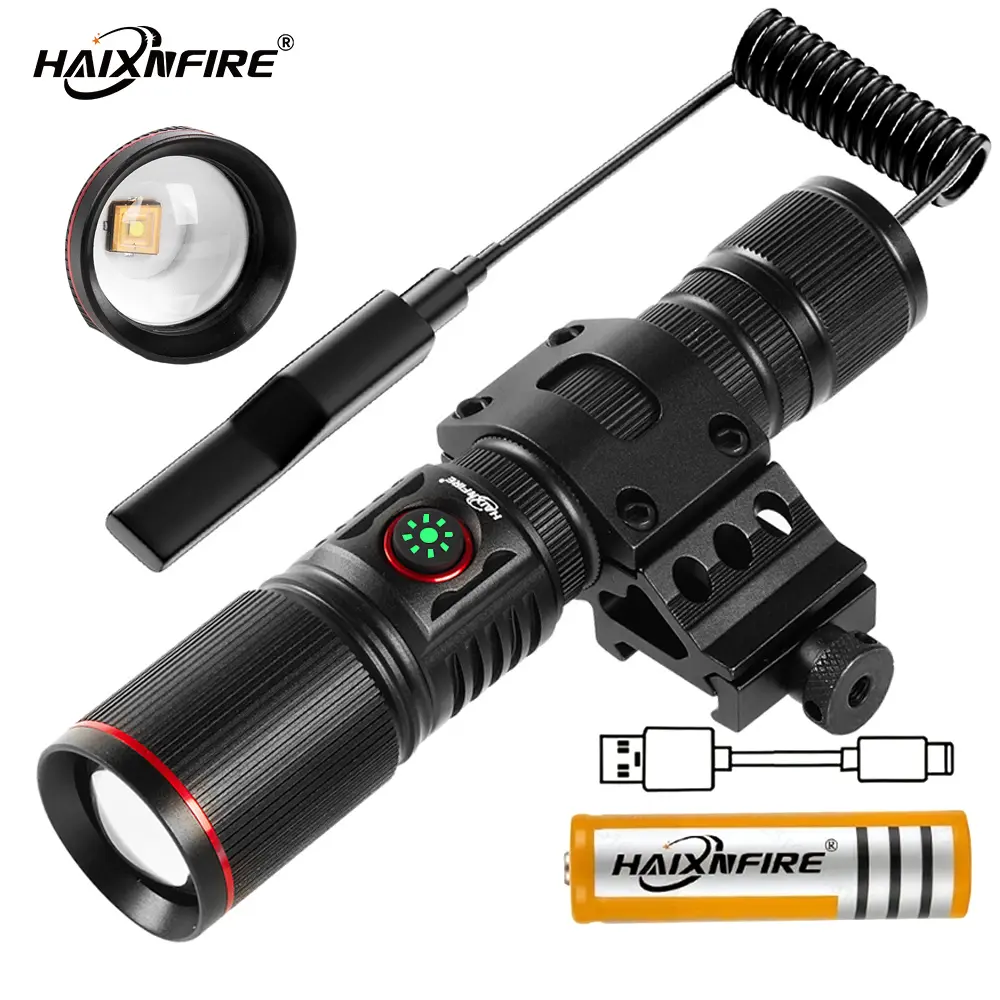 HaixnFire H50 Outdoor Camping Light 4500 Lumen Flashlight USB Rechargeable Floodlight Telescopic zoom HaixnFire H50 Outdoor Camping Light 4500 Lumen Flashlight USB Rechargeable Floodlight Telescopic zoom