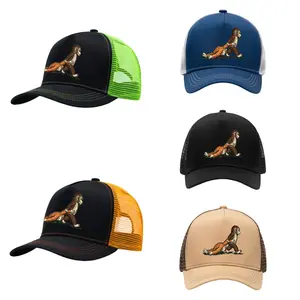 Funny Two Monkeys Acting Goofy Trucker Hat for Men Women, Vintage Y2K Retro Mesh Back Adjustable Snapback Cap, Cute Monkey Aesthetic Graphic Hat for Streetwear Casual Outdoor Travel Gift