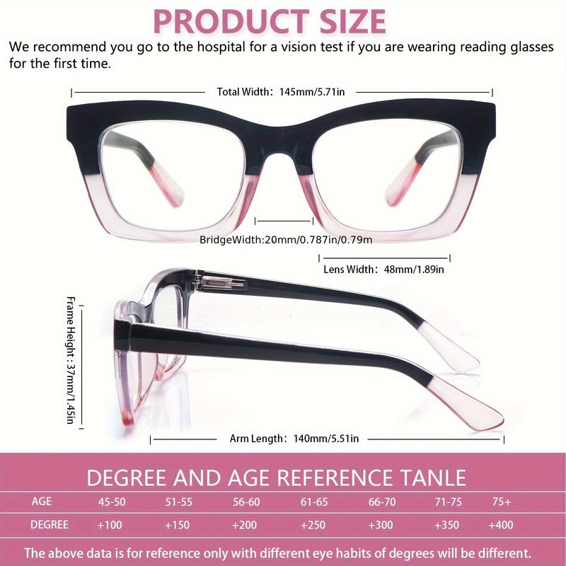 DEAAOK 3 Pack Oprah Style Reading Glasses for Women Blue Light Blocking Square Fashion Readers with Spring Hinge Computer Eyeglasses DEAAOK 3 Pack Oprah Style Reading Glasses for Women Blue Light Blocking Square Fashion Readers with Spring Hinge Computer Eyeglasses