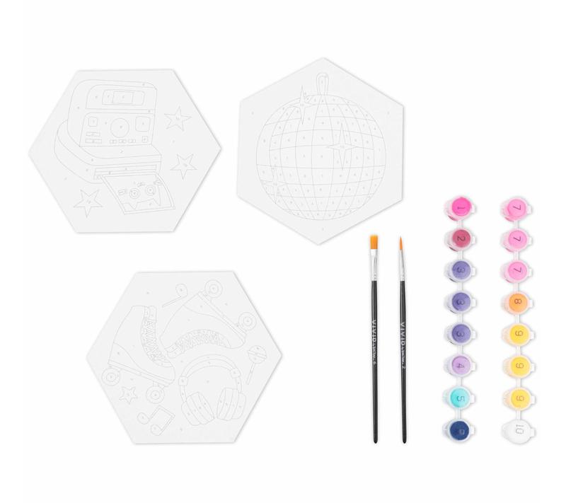 Vivid by Brea Reese Acrylic Retro 70's Paint ByNumber Kit