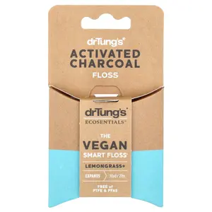 Dr. Tung's Ecosentials™, The Vegan Smart Floss®, Lemongrass, 30 yd (27 m)