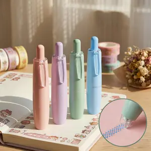 4-Pack Glue Tape Double-Sided Dot Tape for Scrapbooking Adhesive Strip Rollers – Ideal for Students, Crafters, and DIY Enthusiasts