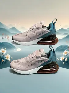 Unisex Summer Mesh Shoes, Lightweight Breathable Shock Absorption Soft Sole, Casual Running Sneakers, Round Toe, Low Top, All Seasons