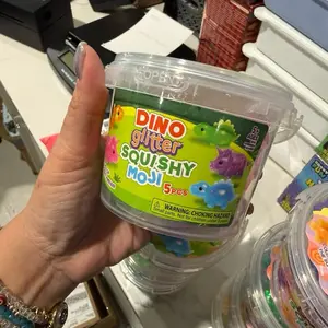 Dino & Unicorn Glitter Squishy Mojies