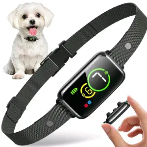Bark Collar, Dog Bark Collar for Small Medium Mini Dogs, Automatic Stop Bark Collar, Safe Humane Barking Collar with 4 Effective Modes Beep Vibration & 7 Adjustable Sensitivities, Black