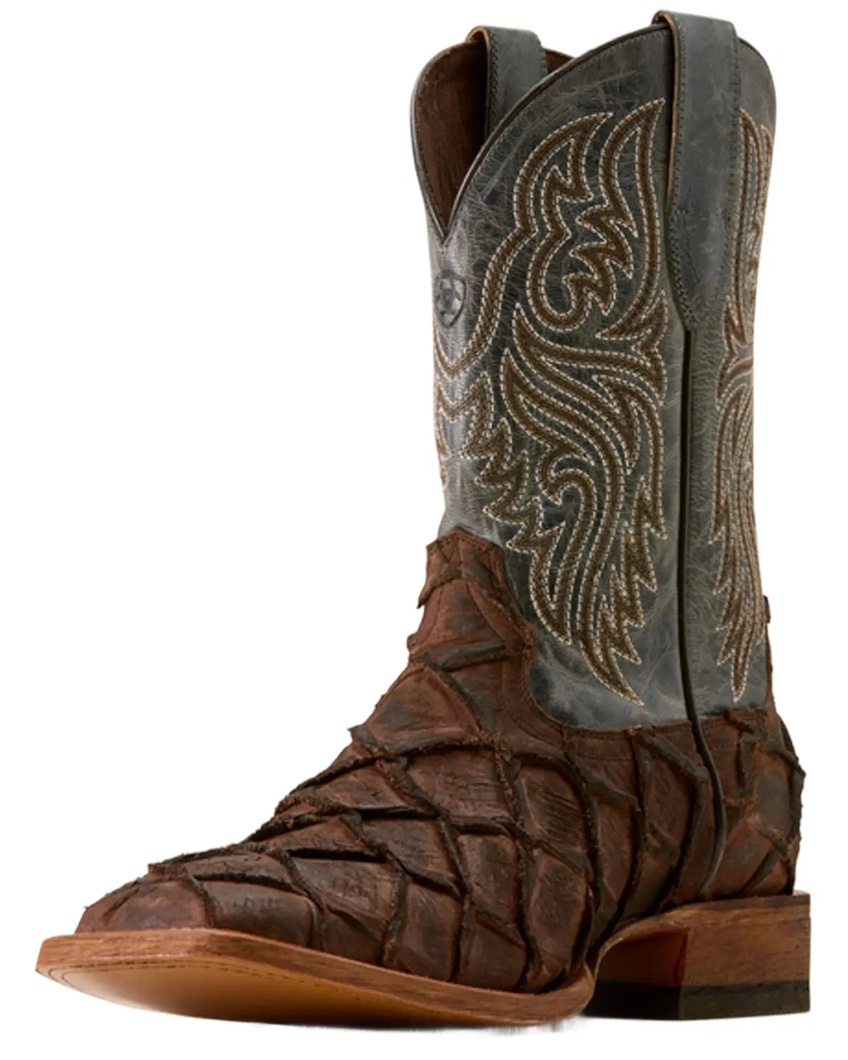 Ariat Men's Men'S Riverside Exotic Print Western Boot Broad Square Toe - 10080345