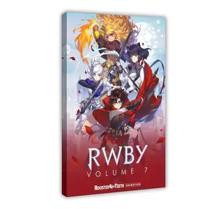 Anime RWBY Poster 24 bedroom canvas posters, hall wall art, bathroom canvas posters, home poster decoration
