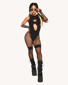 Rhinestone Brat Jumpsuit