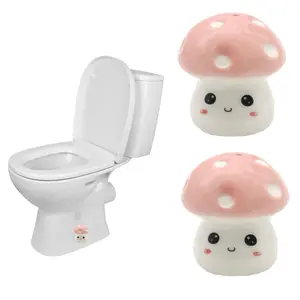 2 Pcs Mushroom Bolt Caps, Cute Animal Bolt Covers Decorative,Bolt Cover for Bottom, Decorative Bolt Easy Installation (Mushroom-Pink)