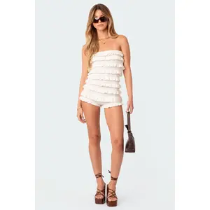 Robin Ruffle Knit Romper Robin Ruffle Knit Romper