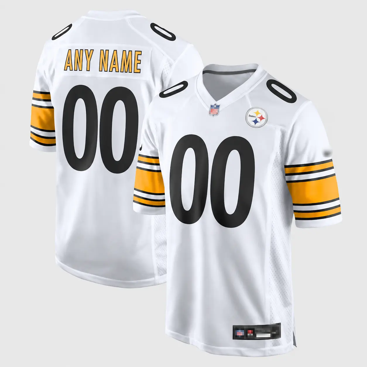 Men's Pittsburgh Pro Football Fan Apparel - Watt #90, Porter #55, Rodgers #8, Metcalf #4, Ramsey #5 & Any Name Custom Game Day Jersey - US Stock