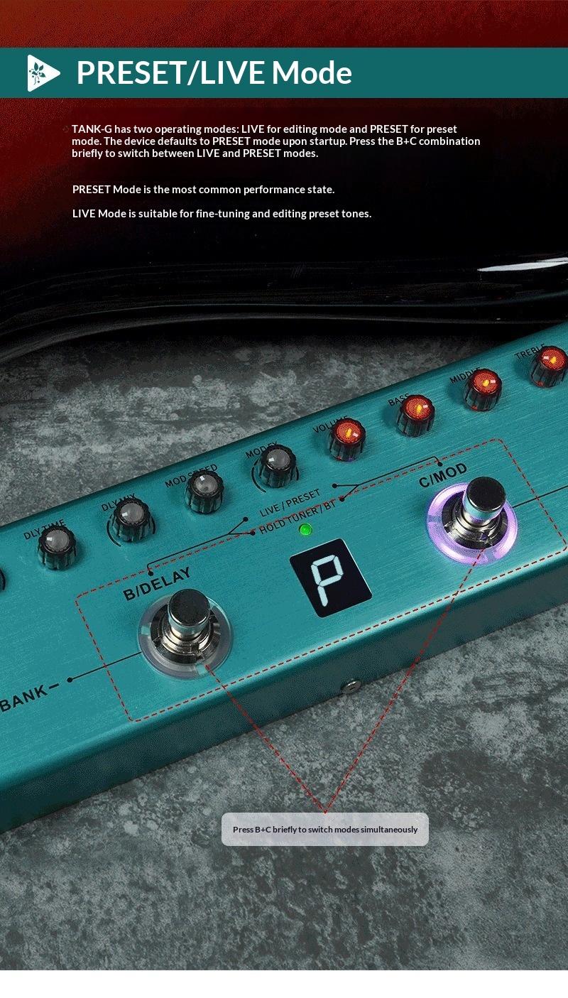 Electric Guitar Effects Unit, Multi-effects Processor, Delay, Reverb