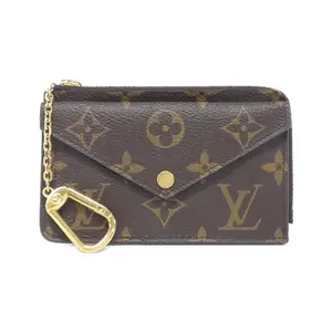 Pre-owned Louis Vuitton Canvas Small Leather Goods Monogram Card Case Coin Card Case