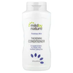 Mild By Nature Thickening Conditioner, B-Complex & Biotin, Rosemary Mint, 16 fl oz (473 ml)