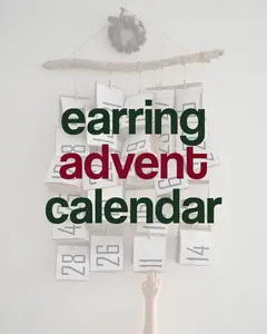 Earring Advent Calendar | Choose Your Tier | 12 Days of Christmas | Pick Your Style | Birthday Gift | Surprise Gift | Christmas Gift