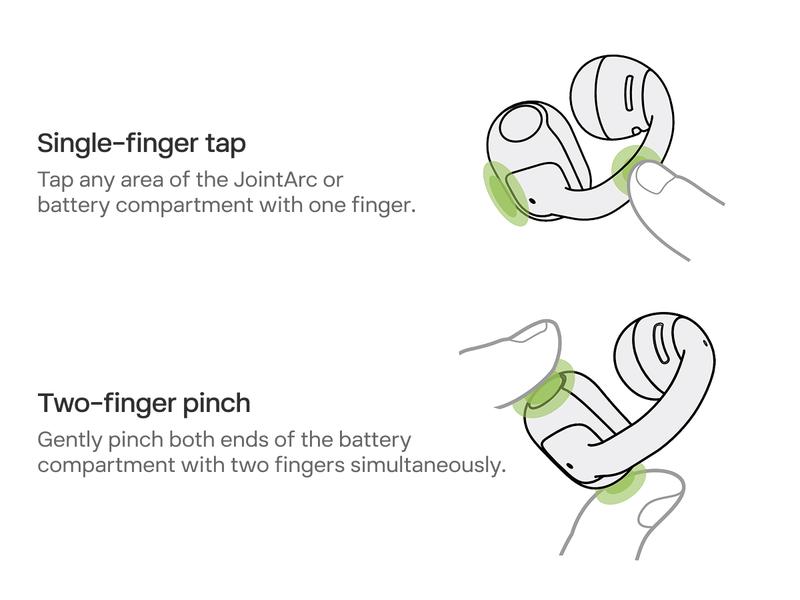 SHOKZ OpenDots ONE - Open-Ear Headphones - Wireless Bluetooth Earbuds with Microphone - Premium Dolby Audio - Water Resistant - Fast Charging - Up to 40 hrs Playtime