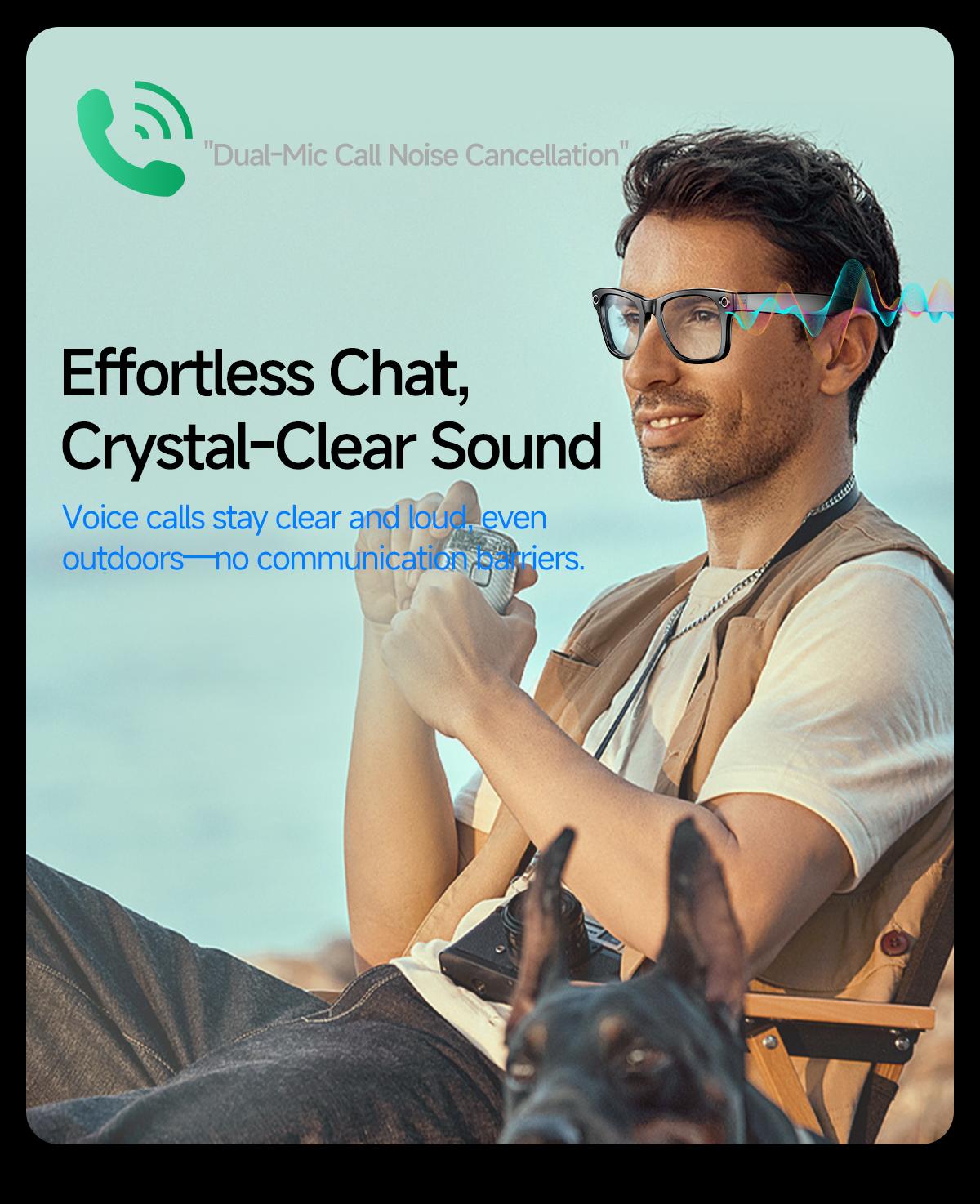 KPEP Smart AI Camera Glasses with 8MP Resolution, Button Touch Adjustment for Travel Outdoor Adventures Hands-Free Photography 160+Languages Real-Time Translation Bluetooth Wireless Wearable Video Recording Sunglasses Blue light blocking, Easter gift