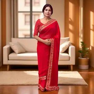 Saubhagyavati saree only/blouse not included.