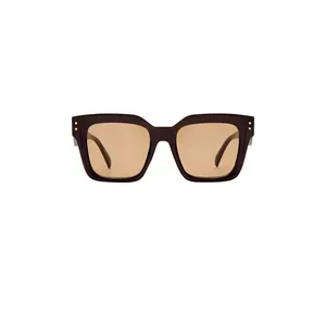 AIRE Magnitude Sunglasses in Chocolate & Brown Mono