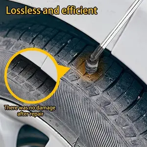 Car Tire Repair Rubber Nail Kit, Car Tire Repair Rubber Nail Kit with Tire Repair Tool, Universal Tire Repair Tool for Car, Motorcycle, Bicycle, Automotive Repair Tools